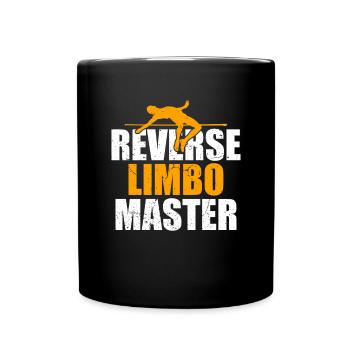 Backward Limbo Master Pole Vault - Full Colour Mug - black - Front