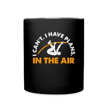 I can't I have plans in the air - Full Colour Mug - black - Front