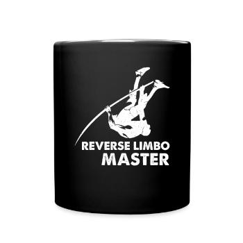 Backward Limbo Master Pole Vault - Full Colour Mug - black - Front