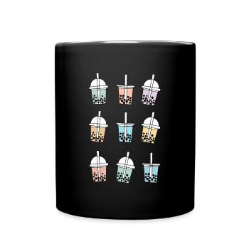 Boba Tea Bubble Tea Shirt Cadeau - Mug uni - noir - Devant