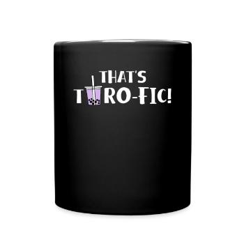 That´s Thro-fic Bubble Tea Shirt Boba - Tasse einfarbig - Schwarz - Vorne