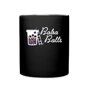 Boba Balls Shirt Geschenk Bubble Tea - Tasse einfarbig - Schwarz - Vorne