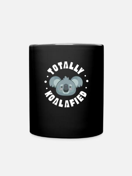 Koala Koalabär Australien Bär Geschenk - Tasse einfarbig - Schwarz