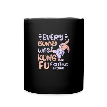 Kung Fu - Tasse einfarbig - Schwarz - Vorne