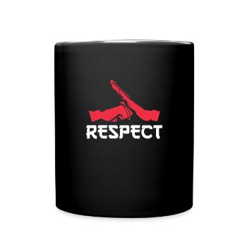 Kung Fu Kampfsport Kampfkunst Sport Geschenk - Tasse einfarbig - Schwarz - Vorne