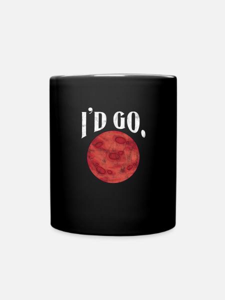 Mars - Tasse einfarbig - Schwarz