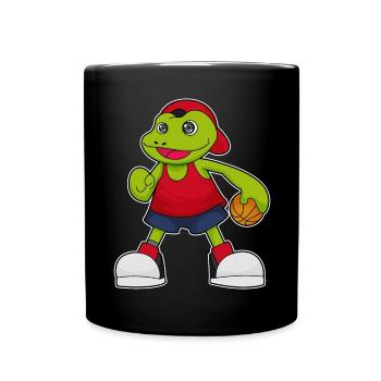Joueur de basket-ball des Frogs - Mug uni - noir - Devant
