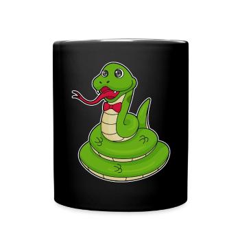 Snake Bow - Full Colour Mug - black - Front