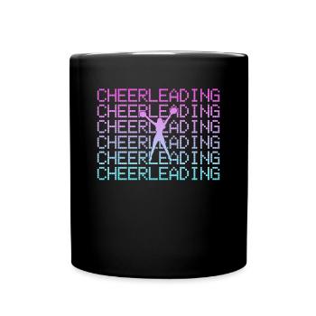 cheerleading - Tasse einfarbig - Schwarz - Vorne