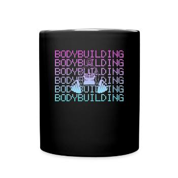 culturisme - Mug uni - noir - Devant