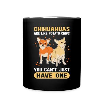 Chihuahua Dog Dog Owner Chihuahuas Gift - Full Colour Mug - black - Front