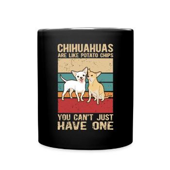 Chihuahua Dog Dog Owner Gift - Full Colour Mug - black - Front
