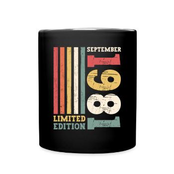 Limited Edition September 1981 41st birthday - Full Colour Mug - black - Front