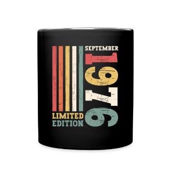 Édition limitée Septembre 1976 46e anniversaire - Mug uni - noir - Devant