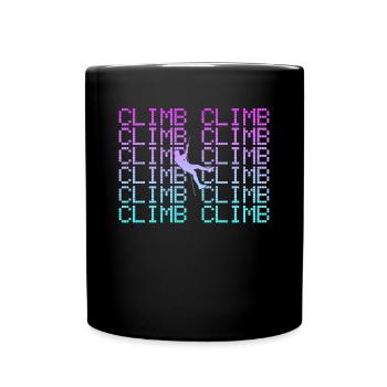 Grimper - Mug uni - noir - Devant