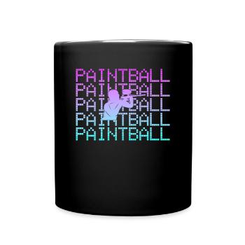 Paintball - Mug uni - noir - Devant
