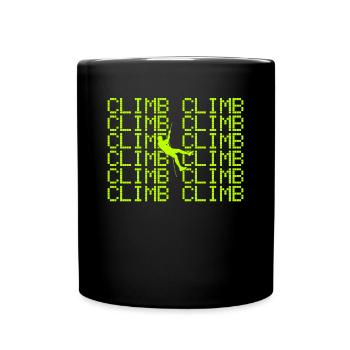 Grimper - Mug uni - noir - Devant