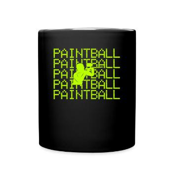 Paintball - Mug uni - noir - Devant