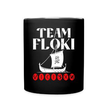 Team Floki of shipbuilders - Full Colour Mug - black - Front