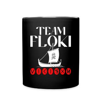 Team Floki of shipbuilders - Full Colour Mug - black - Front