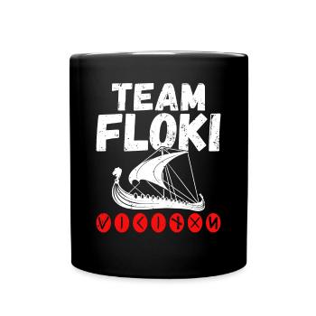 Team Floki of shipbuilders - Full Colour Mug - black - Front