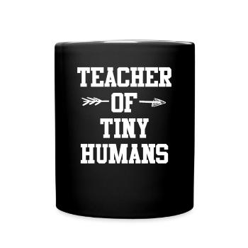 Professeur de Tiny Humans Kindergarten Lehrer - Mug uni - noir - Devant