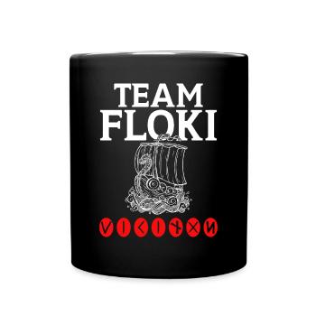 Team Floki of shipbuilders - Full Colour Mug - black - Front