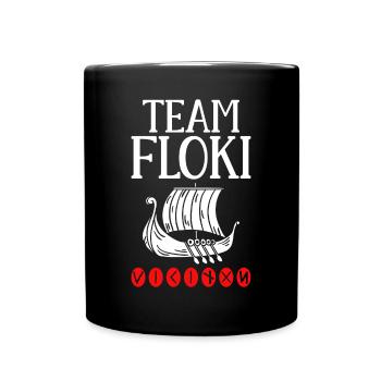 Team Floki of shipbuilders - Full Colour Mug - black - Front