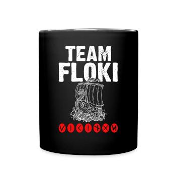 Team Floki the Shipbuilder - Full Colour Mug - black - Front