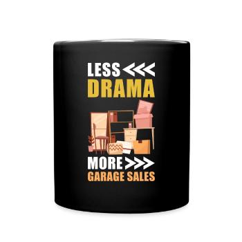 Garage sale slogan - Full Colour Mug - black - Front