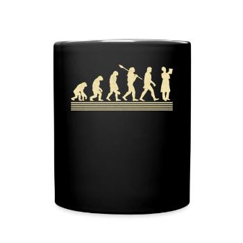 Entwicklung Der Krankenschwester - Tasse einfarbig - Schwarz - Vorne