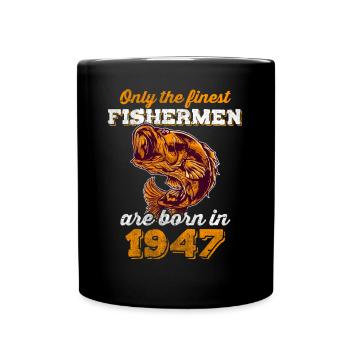 Legendär 75 Jahre alt Geschenk zum 75. Geburtstag - Tasse einfarbig - Schwarz - Vorne