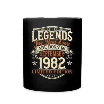 Septembre 1982 Anniversaire de naissance - Mug uni - noir - Devant