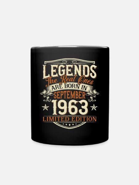 Septembre 1963 Anniversaire de naissance - Mug uni - noir