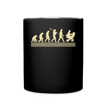 Dental hygienists Evolution - Full Colour Mug - black - Front