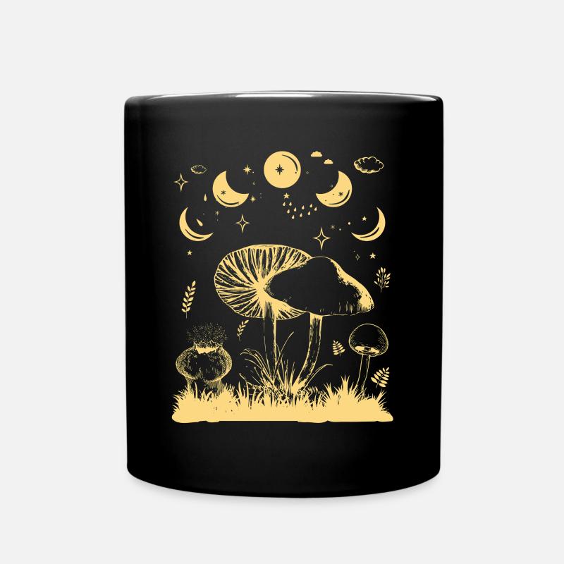 Nur eine Phase - Vom Mond - Tasse einfarbig - Schwarz