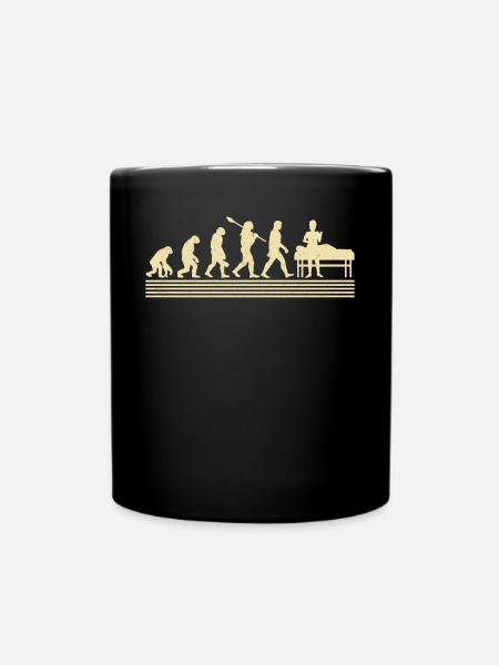 Evolution Des Physiotherapeuten - Tasse einfarbig - Schwarz