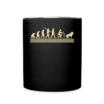 Évolution du psychologue scolaire - Mug uni - noir - Devant