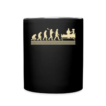 Evolution of the respiratory therapist - Full Colour Mug - black - Front