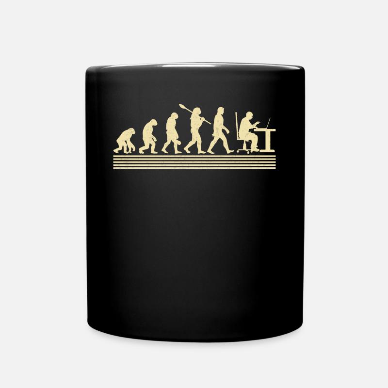 Évolution du programmeur informatique - Mug uni - noir
