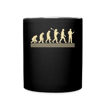 Evolution Des Gymnasiallehrers - Tasse einfarbig - Schwarz - Vorne
