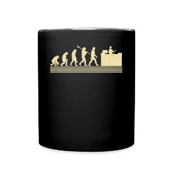 Secrétaire médical Evolution - Mug uni - noir - Devant