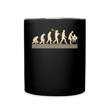 Evolution Of the Middle School Teacher - Full Colour Mug - black - Front
