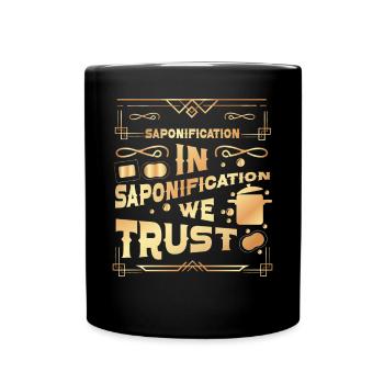 Soap Making Crafting - Full Colour Mug - black - Front