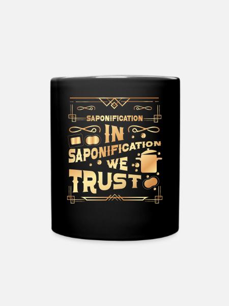 Soap Making Crafting - Tasse einfarbig - Schwarz