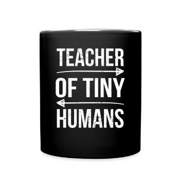 Professeur de Tiny Humans Kindergarten Lehrer - Mug uni - noir - Devant