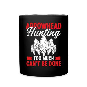 Arrowhead Hunting Artifact Collecting - Full Colour Mug - black - Front