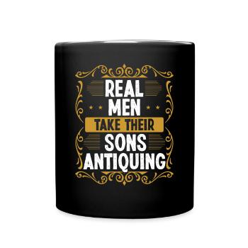 Antiquing Wax Treasure Hunter Antique Collecting - Tasse einfarbig - Schwarz - Vorne
