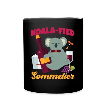 Sommelier Wine Drinking Tasting - Tasse einfarbig - Schwarz - Vorne