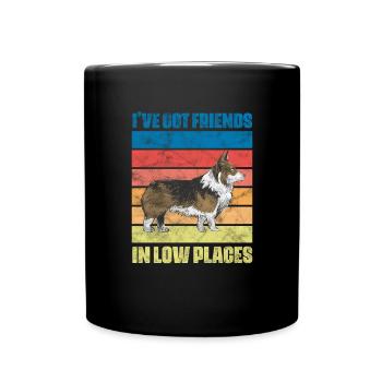 Welsh Corgi Dog Dog Dog Race Cadeau - Mug uni - noir - Devant
